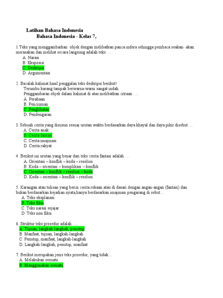 Urutan Teks Cerita Dan Citraan Pdf