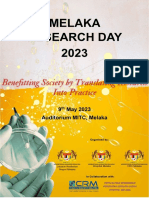 Melaka Research Day 2023 Booklet