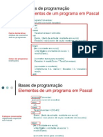 Elementos de Um Programa Em Pascal