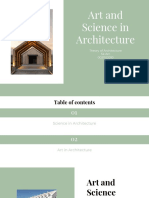 Art and Science in Architecture Theory