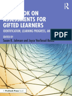 Handbook On Assessments For Gifted Learners. Identification, Learning Progress, and Evaluation PDF
