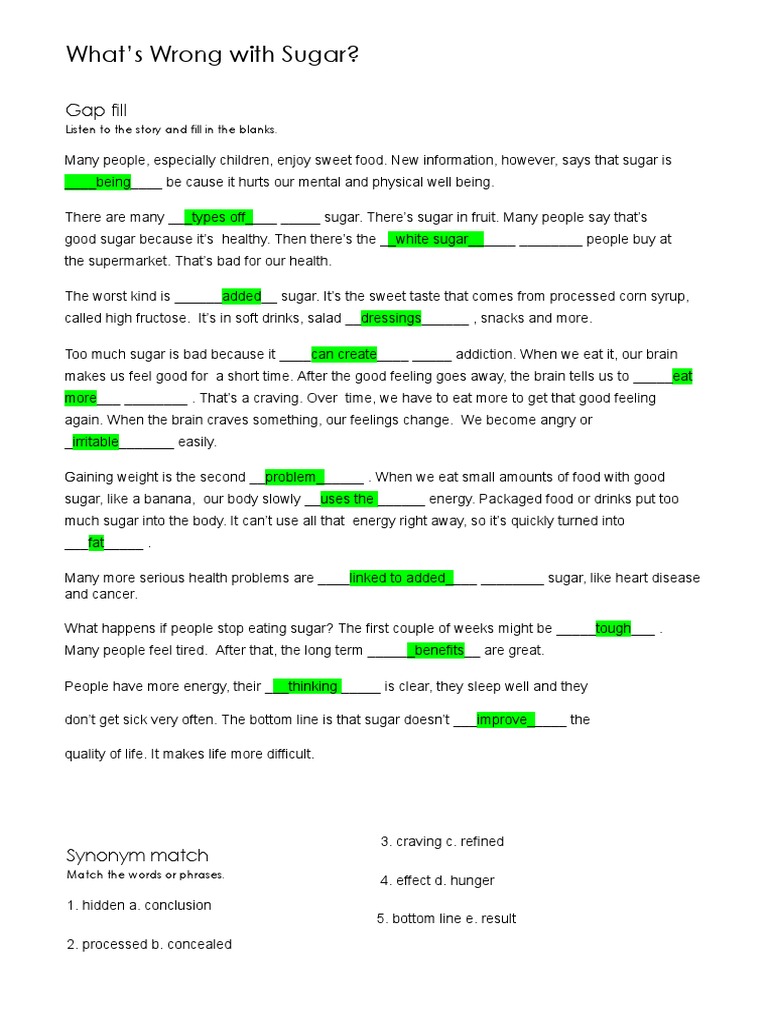 esl-worksheet-sugar-2.pdf | PDF