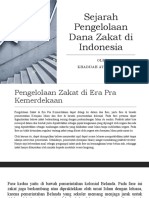 Sejarah Pengelolaan Dana Zakat Di Indonesia