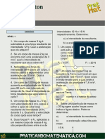 Lista de Leis de Newton PDF