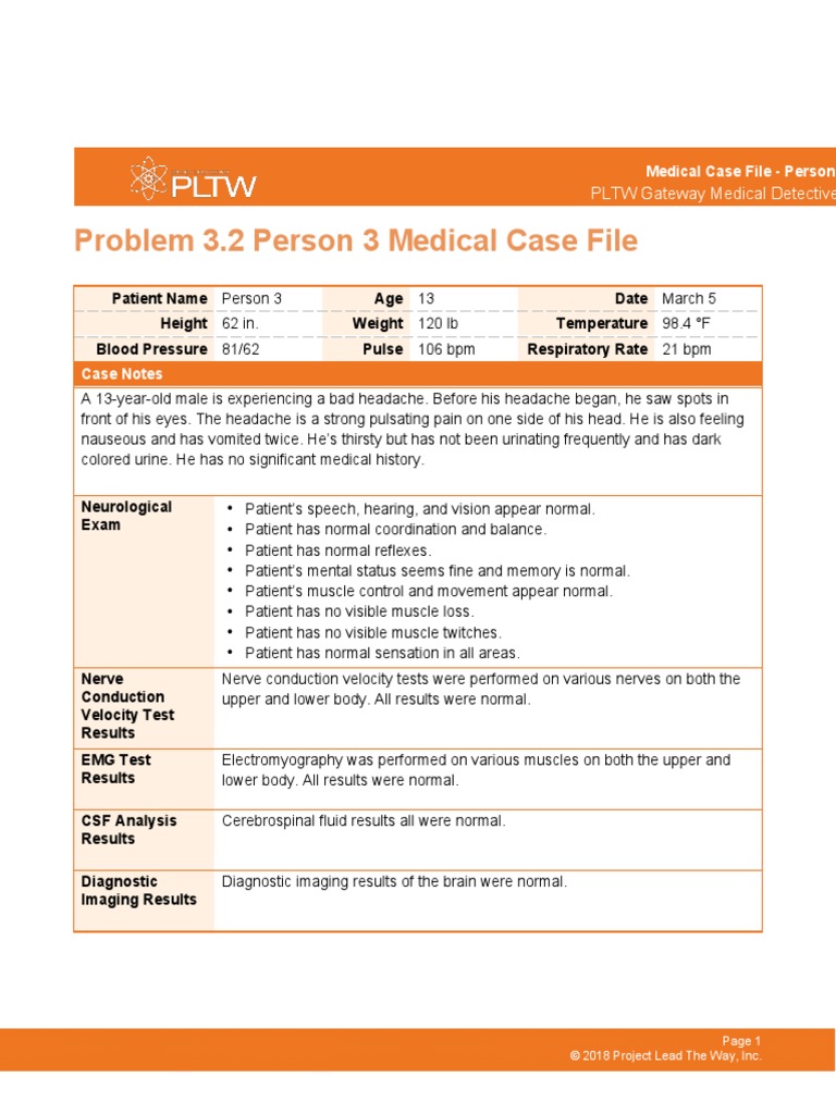 Problem+3 2+Person+3+Medical+Case+File | PDF
