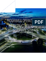 Programul Operational Infrastructura Mare POIM 2014-2020 PDF