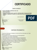 Certificado NR 12