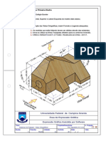 Perspectivas Cotadas para Definição Das Vistas Ortográficas - Exercicio-01