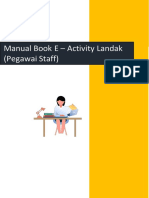 Manual Book E - Activity Landak (Pegawai Staff) PDF