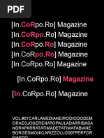 Perform Are] in.corpo.ro - Magazine Vol. #01