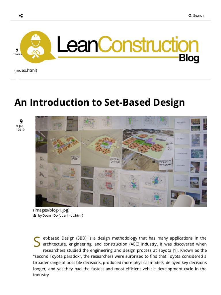 List And Set Based Design