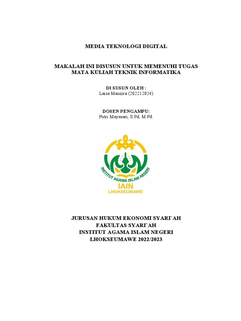 Pengertian dan Jenis Media Digital | PDF