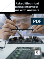 Electrical Engineering Interview Questions With Answers