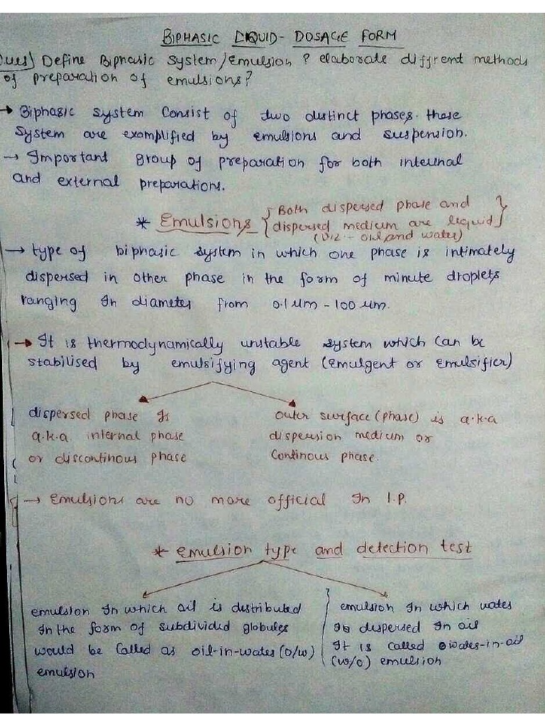 Emusion and suspension.pdf | PDF