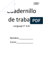 Cuadernillo de Trabajo Lectura y Escritura