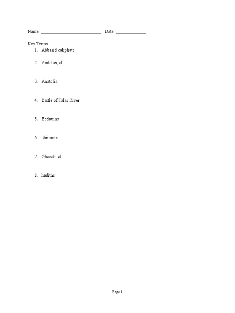 CH 11 Review Packet PDF