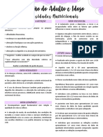 Resumo 3 - Necessidades Nutricionais PDF