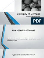 Elasticity of Demand Presentation by Bakkaprabhu Uppar