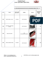 Sainath Export Tractor Agriculture Spare Parts Catalog