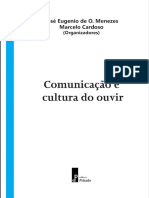 Cultura do Ouvir: Comunicação, Vínculos e Ambientes Sonoros