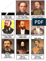 Presidentes-Vzla 1859 - 1939 COLOR