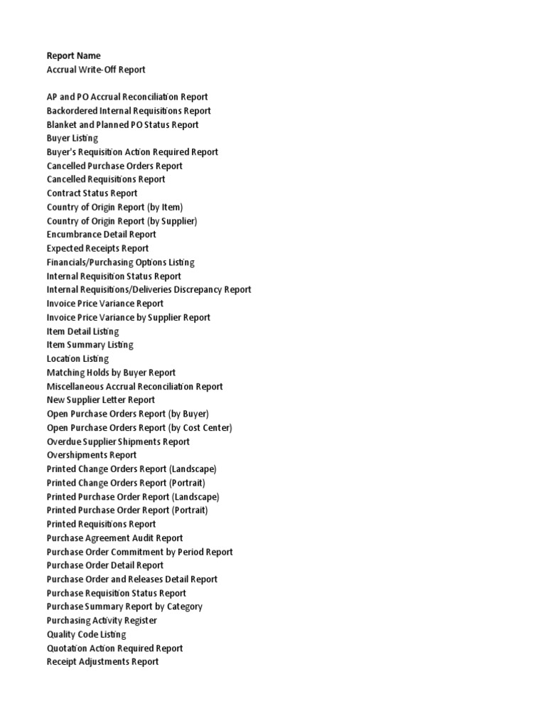 Purchase Module Reports | PDF | Receipt | Invoice