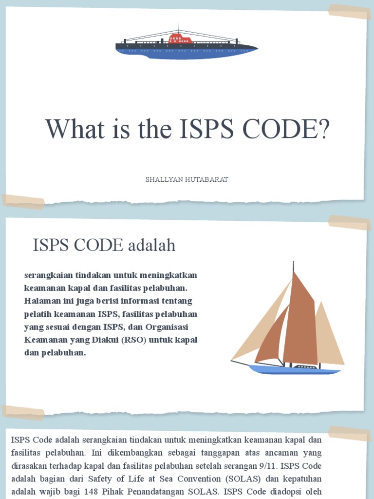 Panduan Lengkap ISPS Code untuk Keamanan Maritim | PDF