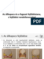 Az Állkapocs És Fogazat Fejlődéstana És Fejlődési Rendellenességei 1