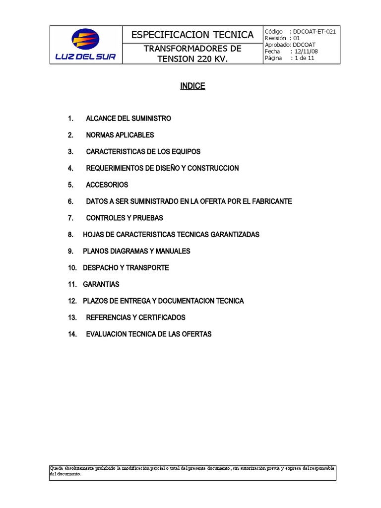 Ddcoat et 021 transformadores de tensi n 220kv pdf transformador