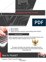 Pancasila Sebagai Sistem Filsafat