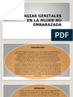 Hemorragias Genitales en La Mujer No Embarazada