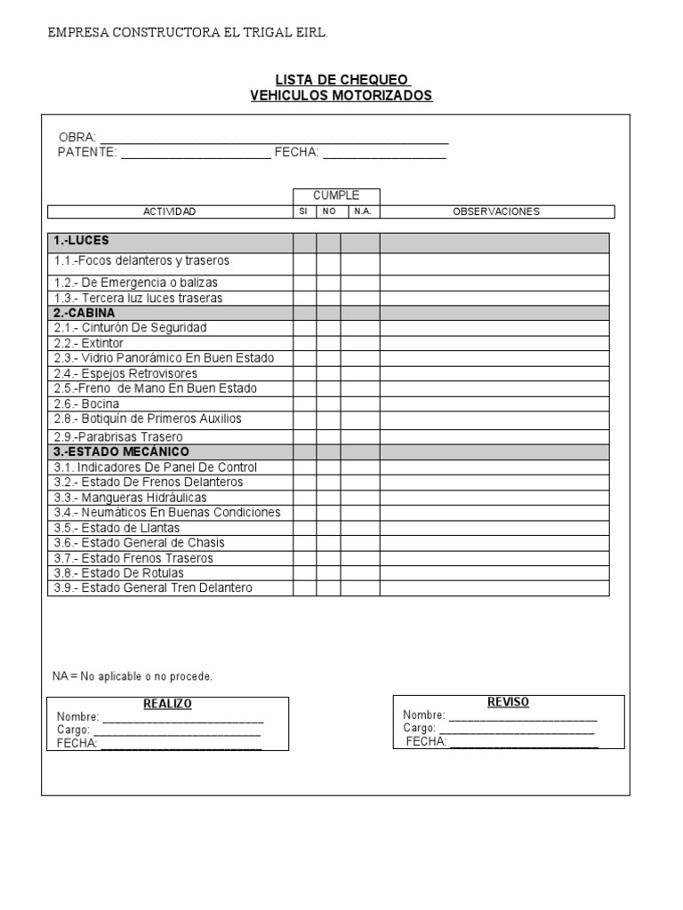 check-list-vehiculos-livianos-pdf