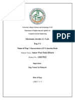 Characteristics of P-N Junction Diode PDF