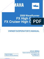 Yamaha FX - High - Output - Waverunner - 2008 PDF