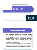 Fungsi LOOKUP Dan Contoh