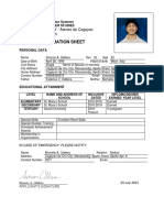 4 A - Trainee Information Sheet PDF