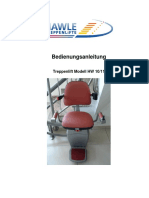 Treppenlift Bedienungsanleitung - HW - 10 PDF
