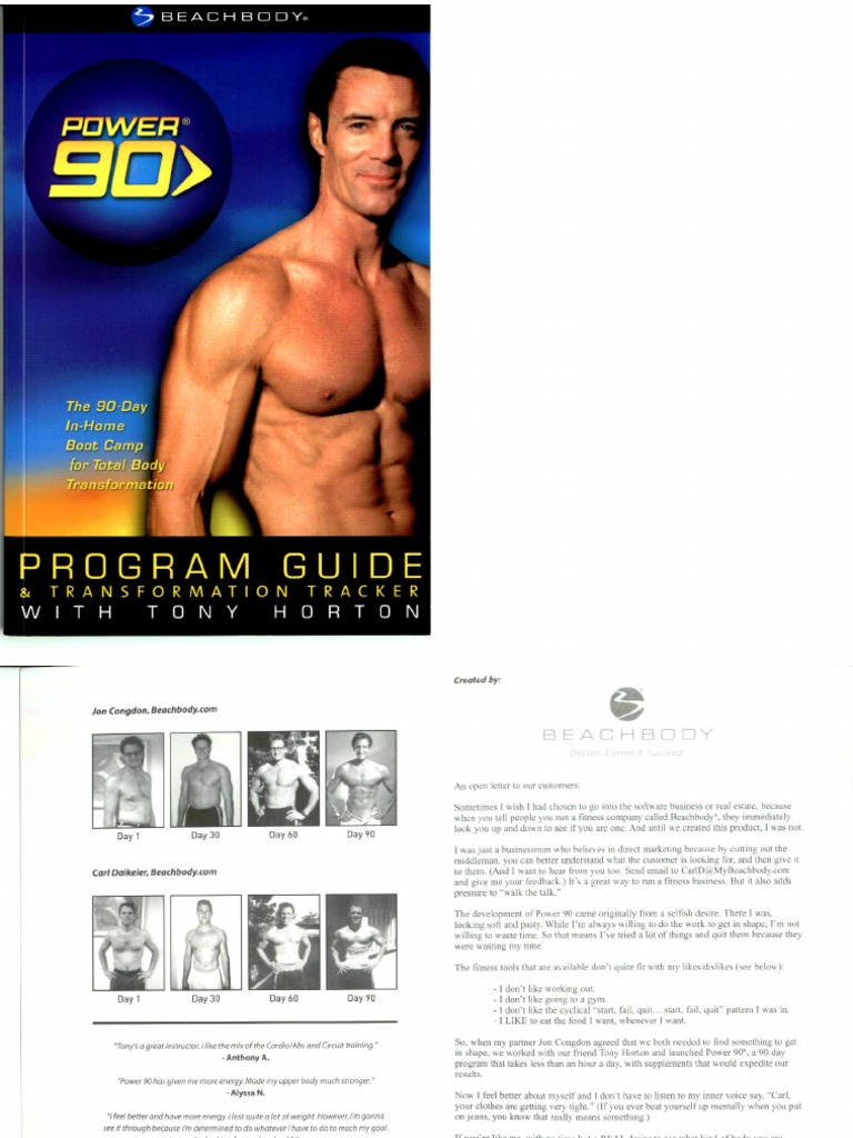Power 90 Program Guide | PDF | Language Arts & Discipline | Foreign ...