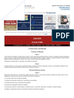 Zakon o Kulturi PDF