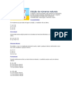 Adição de Números Naturais