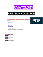 Dermatology Final Question Collector PDF