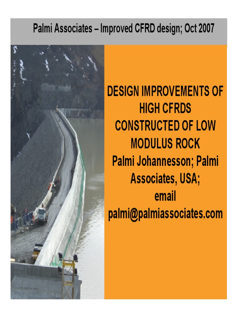 CFRD Design Enhancements Overview | PDF