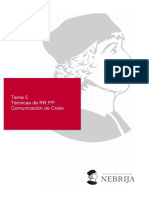 Unidad 5 - Técnicas RRPP - COMUNICACION DE CRISIS PDF