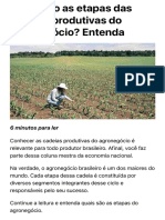 Quais São As Etapas Das Cadeias Produtivas Do Agronegócio? Entenda - FertiSystem