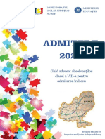 Ghid Admitere Liceu 2023 Mureș