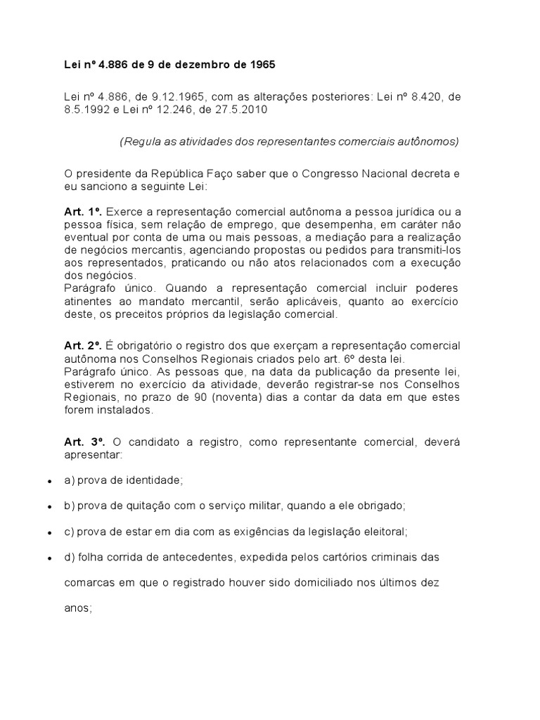 lei-n-4886-de-9-de-dezembro-de-1965-pdf-pdf-sindicato-indeniza-o
