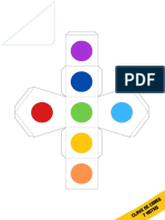 Dado Musical Imprimir Cores Notas Musicais - Dado 7 Lados - PDF