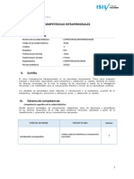 Petencia Intrapersonal Isil PDF