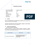 30176-Silabo Matemática Aplicada Isil PDF