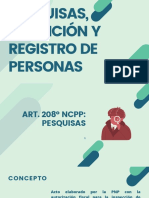 Pesquisas, Retenciones y Registro de Personas PDF